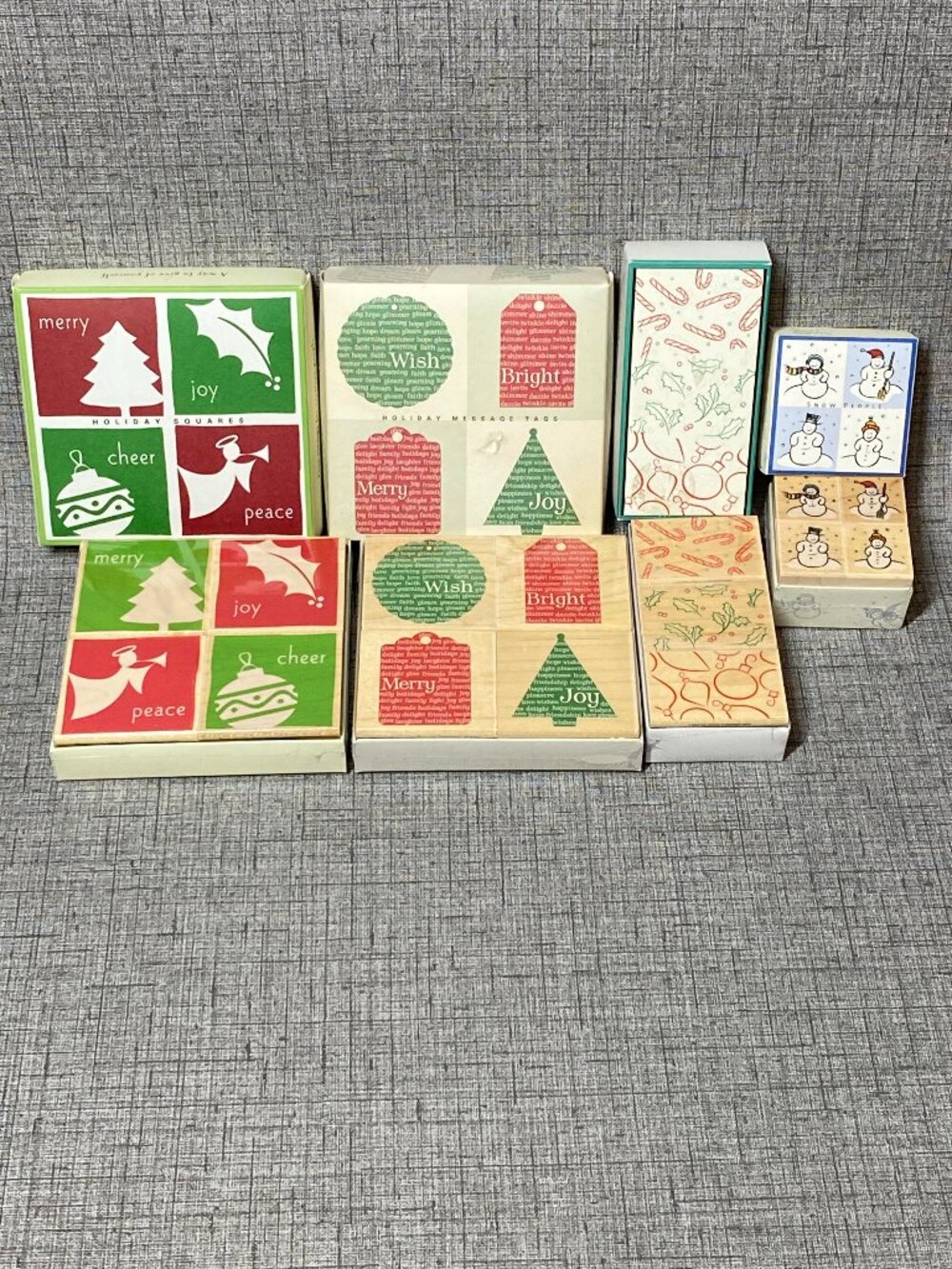 NEW Hero Arts Stamp Set -Wooden-Mounted Stamps Lot Of 4 Sets New Old Stock